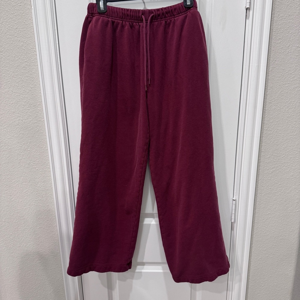 Old Navy Burgundy Sweat Lounge Pants